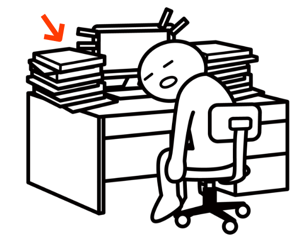 困っている人