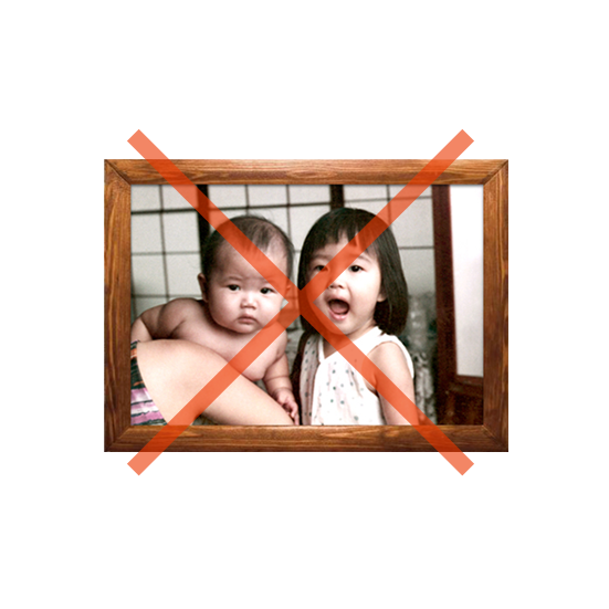 額縁に入った写真
